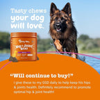Zesty Paws Hip and Joint for Dogs, Glucosamine for Dogs Hip and Joint Supplement with Chondroitin, MSM, Vitamins C & E - Bacon, 90 Count