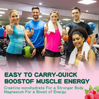 NSF Certified Creatine Gummy 5g - Creatine Monohydrate Gummies for Men & Women, Creatine Monohydrate for Muscle Strength, Muscle Builder, Energy Boost, Pre-Workout Supplement(120 Count)-Raspberry