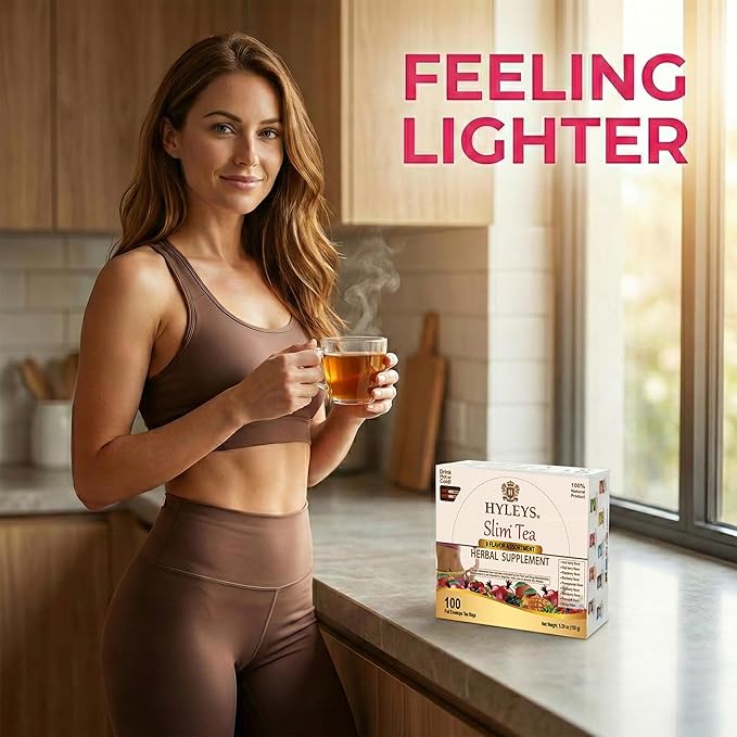 HYLEYS Slim Tea 9 Flavor Assortment 100 Ct - Weight Loss Herbal Supplement Cleanse and Detox - 100 Tea Bags (9 Pack) - Herbal Tea Variety Pack