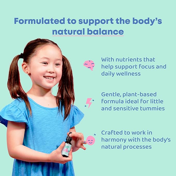 JoySpring DetoxZee Zeolite Drops for Kids – Clinoptilolite Mineral Supplement with Vitamin D3 & Cyanocobalamin B12 – Liquid Vitamins for Kids, Mild Berry Flavor, Crafted in USA, 30 Servings