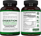 Digestive Enzymes with Probiotics - Multi Enzyme Nutritional Supplement - Acidophilus Bromelain Papaya Papain Lipase & Lactase - Improve Digestion - 120 Pills - Arazo Nutrition