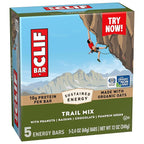 CLIF BAR - Energy Protein Bars - Trail Mix - Made with Organic Oats - Energy Bars - Non-GMO - (10 Pack)