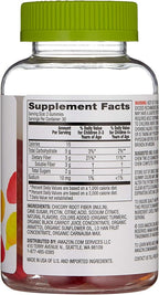 Amazon Brand - Mama Bear - Kids Fiber Gummies - Supports Digestive Health, Orange, 60 Count