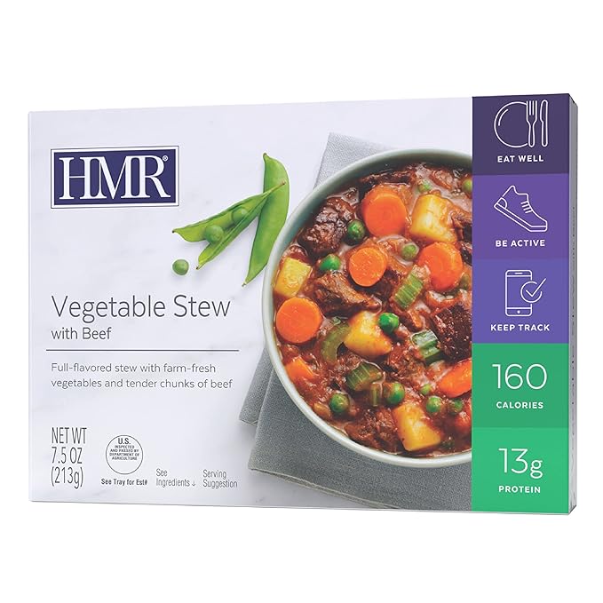 HMR Customer Favorites Entrée Pack | Ready to Eat Meals – Shelf Stable, No Refrigeration | Prepared Meals for Lunch or Dinner | 6 Premade, High-Protein, Low-Calorie | 7–8 oz Microwave-Ready