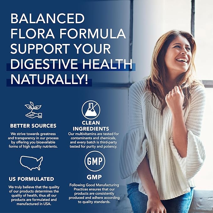 Candida Cleanse Supplement, Yeast Cleanse & Candida Support with Probiotics (LactoSpore®), Oregano Oil, Caprylic Acid, Black Walnut – Gut Health, Digestive Cleanse, Flora Balance – 60 Capsules