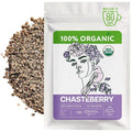 Organic Chasteberry Tea (4 oz.) – Vitex Agnus-cactus Herb - Chaste Tree Berry Tea for Women’s Balance – Supports Hormonal Harmony, PMS & Cycle Comfort