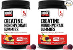 Force Factor Creatine Monohydrate Gummies, 5g Dose for Men & Women to Support Muscle, Strength, Recovery, Cognitive Health & Memory, Assorted Fruit Flavors, 150 Gummies, (Pack of 2)