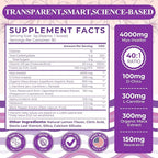 90-Day Myo-Inositol & D-Chiro Inositol Supplement for Women, Fertility Supplements Hormonal Balance for Women Ovarian Health Support, High 4000mg:100mg Inositol Powder with Folic Acid & Vitamin, Vegan