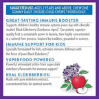 New Chapter Elderberry Gummies for Kids 2+, USDA Organic,64x Concentrated Pure Elderberry for Immune Support,Great Tasting Whole-Food Gummies, Vegan & Non-GMO, 30 ct
