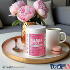 Multi Collagen Peptides Powder – Types I, II, III, V, X, Hydrolyzed Collagen for Women, 99% Absorption, Skin Hair Nails Joints, Triple Refined - No Clumping, Non-GMO, Gluten Free, Grass Fed Unflavored