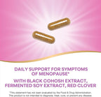 Nature's Way EstroSoy, Menopause Relief Blend*, Helps Relieve Menopausal Symptoms*, Black Cohosh, Fermented Soy Extracts, Red Clover, 60 Vegan Capsules (Packaging May Vary)