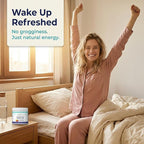 Magnesium Sleep Night Time Powder - Magnesium Citrate, Magnesium Glycinate with Melatonin, L-Theanine and GABA Sleep Aid, Natural Sleep Supplement, Vegan, Gluten-Free, Raspberry Lemon Flavor