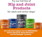 Zesty Paws Hip and Joint for Dogs, Glucosamine for Dogs Hip and Joint Supplement with Chondroitin, MSM, Vitamins C & E - Bacon, 90 Count (Pack of 2)