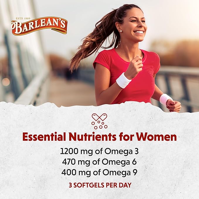 Barlean's Organic Oils Essential Woman, 120 Count Bottle