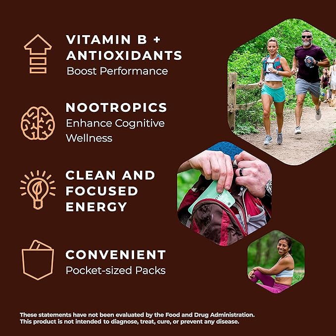 SGC Highest Concentration 100 mg Caffeine per Gummy, 2 Gummies per Pack (200 mg Total), 12-Pack Mocca Shots Variety Pack Plant-Based Instant Energy with Herbal Nootropics
