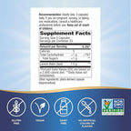 Nature's Way Melissa Lemon Balm Leaf, Traditional Sleep Support*, Melatonin Free, 1500 mg per 3-Capsule Serving, Non-GMO Project Verified, 100 Vegan Capsules (Packaging May Vary), (Pack of 2)