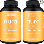 WellPath Astaxanthin 12mg (2 Pack) – Natural Astaxanthin Supplements from Microalgae – Antioxidants with Micro Ingredients, Supports Skin Hydration and Eye Health – 120 Softgel Capsules