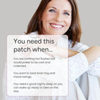 The Patch Remedy Menopause Patch | Black Cohosh, Damiana, Valerian, Ginger | 30 Patches