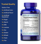 Puritan's Pride Absorbable Calcium 1200 mg Plus Vitamin D3 25mcg 1000 IU With Bone-Active™, Dietary Supplement For Bone Strength, Heart, Nerve, Muscle, And Immune Support, 100 Rapid Release Softgels