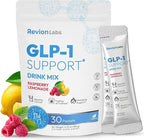 GLP-1 Support Drink Mix Powder - Weight Loss Support Natural Appetite Suppressant & Metabolic Booster for Women Men - Daily Fat Burn Cravings Control & Gut Health GLP1 Support Supplement