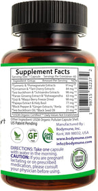 Bodymune JointWorks – Organic Joint & Muscle Support Supplement – Promotes Mobility, Flexibility & Comfort – 66 Capsules (2-Month Supply) – USDA Organic, Vegan, Gluten-Free, Non-GMO