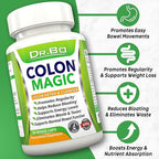 Colon Cleanse Detox Formula - Natural Bowel Cleanser Pills for Intestinal Bloating & Fast Digestive Cleansing - Daily Constipation Relief Supplement Gut, Belly, Stomach - Women Men Herbal Weight Flush