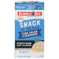 Bumble Bee Snack On The Run! Protein Snack Pack - 8g Protein per Box - Everything Bagel Seasoned Tuna Salad with Crackers Kit - Ready to Eat Easy-Open Can - Wild Caught MSC-Certified Tuna (Pack of 1)