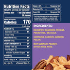 PLANTERS Select Cashews, Almonds & Pecans, 15.25 oz Resealable Container - Salted Nuts - Kosher