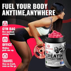 Natures Aid NSF Certified Creatine Gummy 5g - Creatine Monohydrate Gummies – Pre-Workout Energy & Muscle Growth Support for Men & Women | Watermelon Electrolyte Gummies (135 Count)