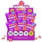 Shameless Snacks - Healthy Low Calorie Snacks, Low Carb Keto Gummies (Gluten Free Candy) - 6 Pack Sour Cherry Bomb