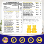 GLP-1, GLP-1 Supplement for Women & Men, Natural GLP 1 Gummies with Berberine, Akkermansia Probiotic, for GLP1 Levels, Metabolism*, lmmune, Energy, Gut & Digestion, No Sugar, 90 Gummies
