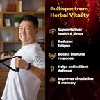 JungKwanJang Korean Red Ginseng Pure 100 - Panax Ginseng Powder Stick Supplements - Energy Boost & Immune Support - Vegan, Caffeine Free, Gluten Free & Non-GMO (Net Wt. 1.48 oz, 28 Sticks)