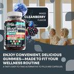 Terramineral Shilajit Gummies with Irish Sea Moss Tongkat Ali Ashwagandha Lion's Mane MACA Panax Ginseng Rhodiola & Cordyceps by Clean Nutra (1)