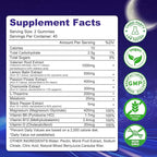 90 Count | Valerian Root Gummies with Melatonin & L-Theanine, Natural Valerian Root Extract Supplements for Deep Zzz, Relaxation & Calming, Mixed Berry Flavor, Sugar Free, Non-GMO