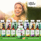Wild & Organic Irish Sea Moss Gummies for Kids 800mg - Immune Support with Bladderwrack - Vegan Sea Moss Gel Chews for Overall Support - 60 Non-GMO Seamoss Gel Gummies