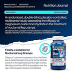 MAGNOX® Buster | Patented Clinically Tested 380mg Magnesium Supplement for Spasms & Leg Cramps at Night | One Capsule a Day for Almost Full Dosage | 3X More Absorption | Dead Sea Minerals (60 Caps)