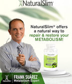 NaturalSlim Natural Testosterone Booster for Men - Male Enhancing Supplement with Ginkgo Biloba, L Arginine, Zinc, Vitamin B3, & Testofen for Energy, Muscle Builder & Metabolism - 180 Capsules