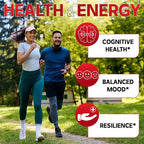 9in1 Cortisol Supplement - Ashwagandha and Magnesium Glycinate and Chelate - Brain Health & Restful Night & Mood Balance - 90 Capsules Supply 45 Days
