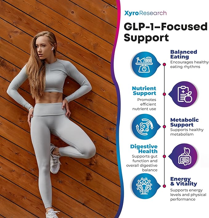 GLP-1 Support Probiotic Weight Loss Supplement - GLP1 Support for Women Men with Berberine - Natural Daily Oral GLP 1 Support Fat Burn Healthy Metabolism Gut Health - Vegan Gluten Free