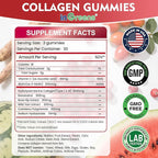 inGreens Collagen Peptides Gummies for Women - 5000mg Hydrolyzed Marine Collagen, Sugar Free with Type I,II,III & Biotin, 90 Count