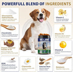 Hip and Joint Supplement for Dogs 200 Dog Calming Chews with Glucosamine, Chondroitin, Msm, Omega3, Melatonin for Senior Dogs Anxiety Pain Relief Anti Inflammatory Small/Medium/Large Dog -Chicken