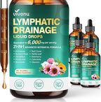VivoNu 21-in-1 Lymphatic Drainage Drops for Liposomal, 4 Pack