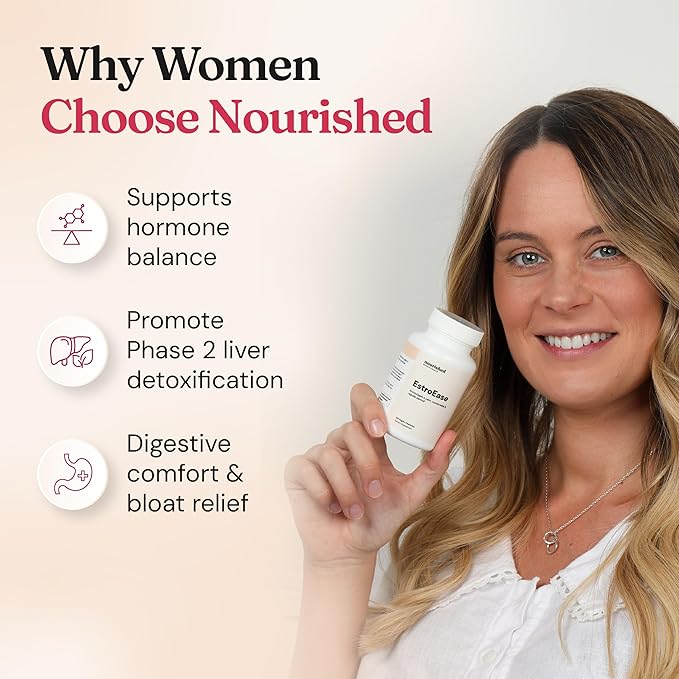 Nourished Period + PMS Repair - Menstrual Cycle Support Supplement for Women - Vegan Formula for Monthly Cycles, Cramping, Mood, Headaches - 120 Capsules