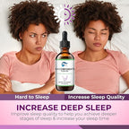 "Sleep Aid Drops Special Formula with Valerian Root, Melatonin, Chamomile, Lavender, Rhodiola Rose, and Vitamin B6 Sleep Support
