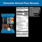 KIND Soft Baked Squares, Chocolate Almond Flour Brownie, Healthy Snack Bars, Gluten Free, 5g Protein, 6 Count (Pack of 2)