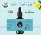 Earth N Pure Ylang Ylang Essential Oil Natural and Therapeutic Grade for Aromatherapy, Hair Care and Skin Care 50 ml