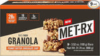 MET-Rx Big 100 Granola Protein Bar, Meal Replacement Bar, 32G Protein,Peanut Butter Chocolate Chip, Pack of 9