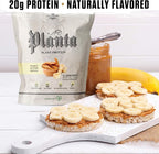 Ambrosia Planta - Plant-Based Protein Powder 20g | Dairy Free Vegan Protein Powder with BCAA Amino Acids | Keto-Friendly, No Added Sugar | 25 Servings |Peanut Butter Banana