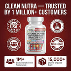 Clean Nutra Cayenne Pepper Capsules Supplement with Hawthorn Berry, Dandelion Root, Ceylon Cinnamon, Garlic, Ginger, Berberine, Apple Cider Vinegar, Milk Thistle, Beet Root, Aloe Vera Pills & More