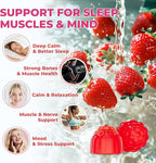 Magnesium Glycinate Gummies, High Absorption, Muscle & Nerve Support, Calm & Relaxation, Bone Health, Zero Sugar, Vegan, Gluten Free, 60 Count